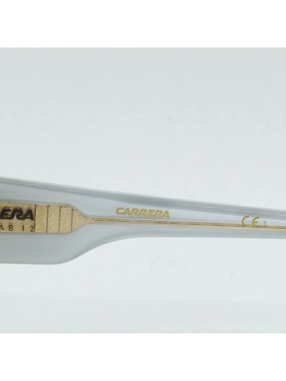 Carrera FLAGLAB 12 04CW ET Sunglasses Black Shield Frame, Yellow Lenses